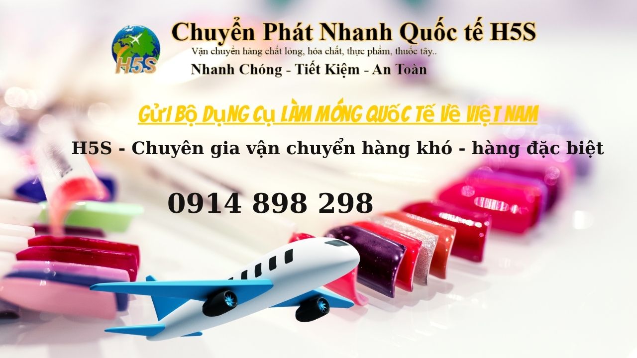 Gửi Bộ Dụng Cụ Làm Móng Quốc Tế Về Việt Nam